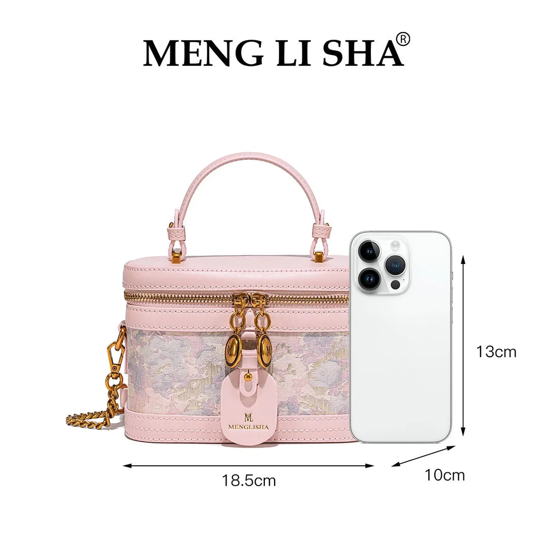 CHINESE STYLE PINK EMBOSSED BAG