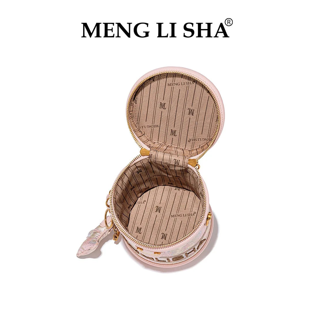CHINESE STYLE PINK EMBOSSED BAG
