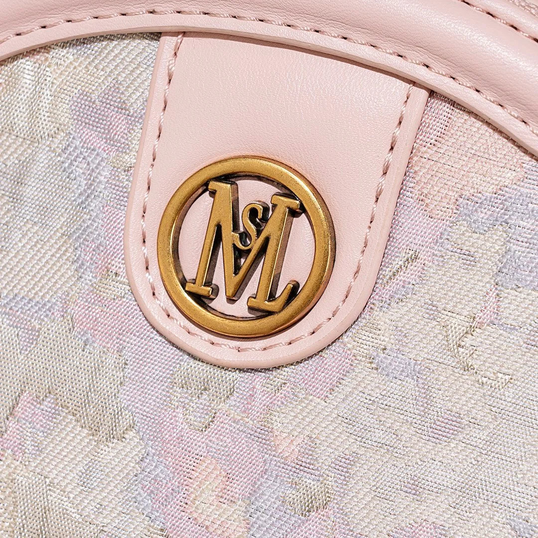 CHINESE STYLE PINK EMBOSSED BAG