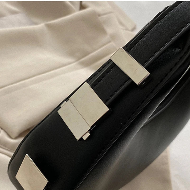 PURE LEATHER HOBO BAG