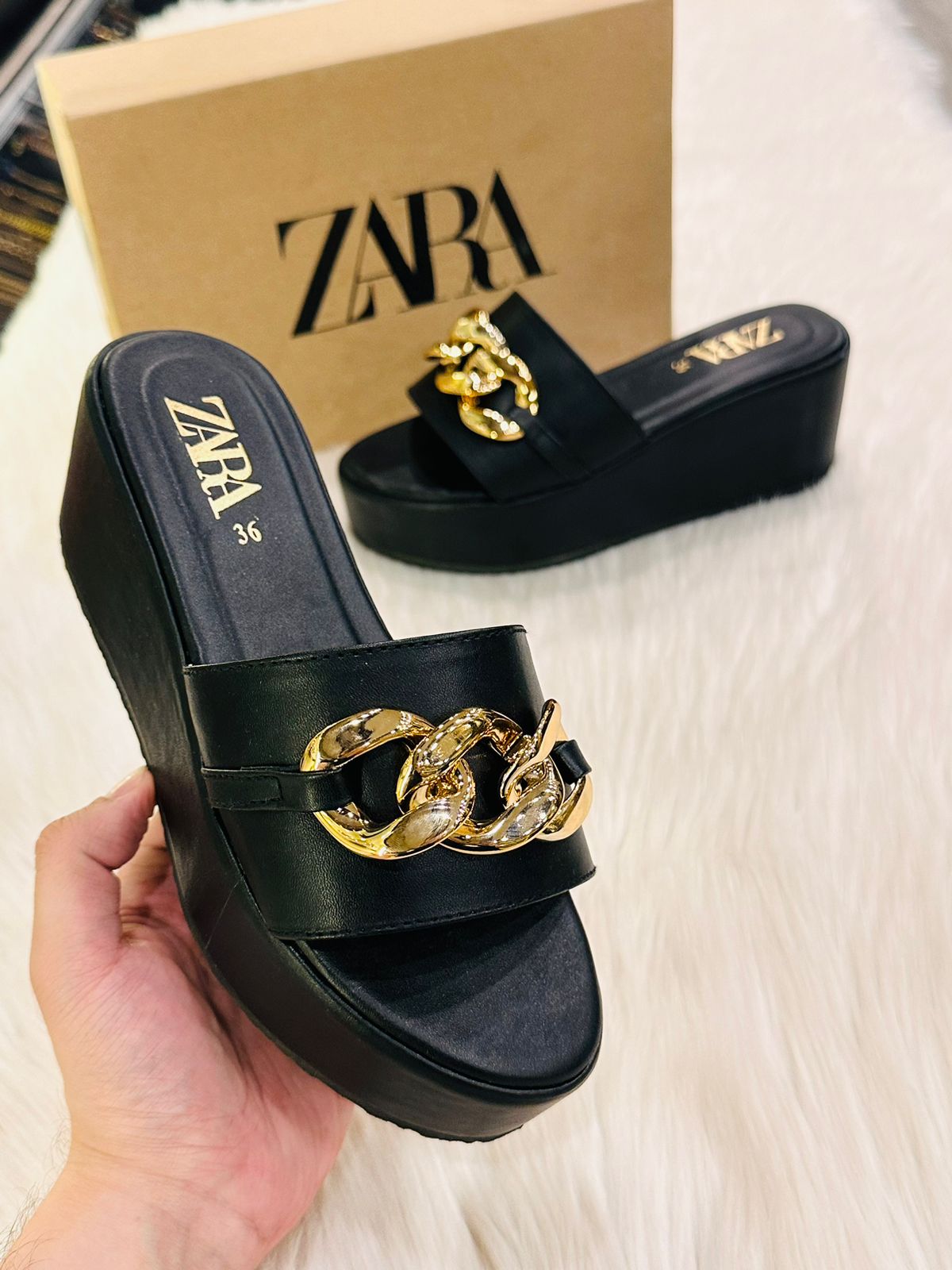 ZARA BLACK FLAT-9
