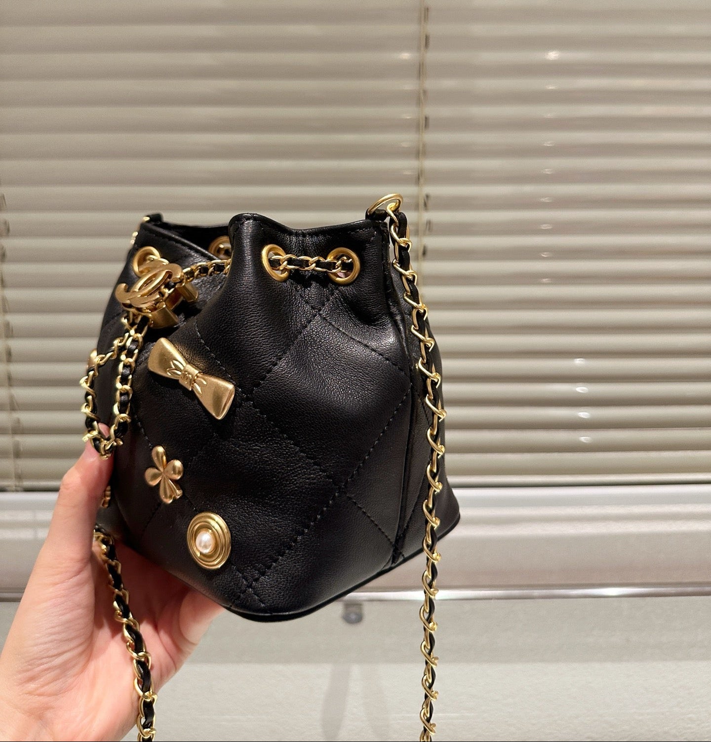 OP-CHANEL-GOLD BUCKET