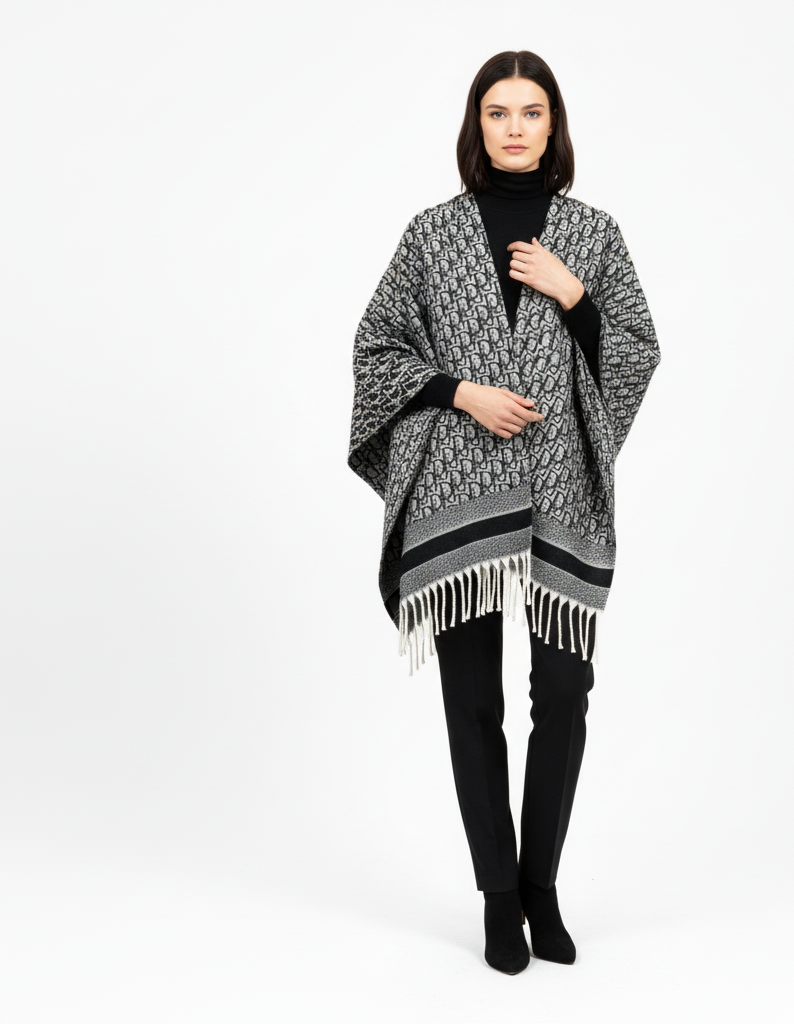 OP-DIOR-CAPE SHAWL